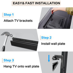 KAMIWI installed in living room illustrating neat wall mount and modern look
