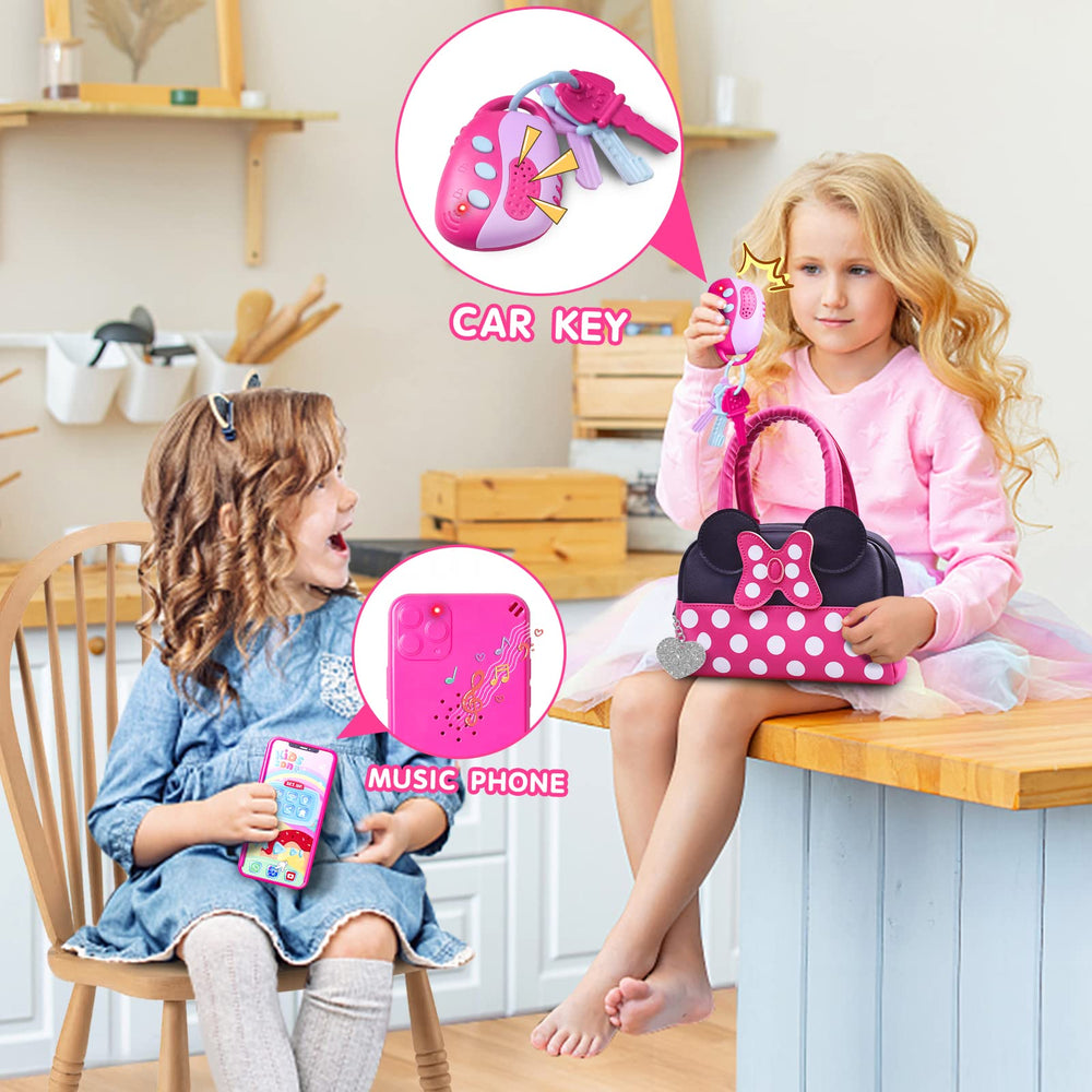 Kaodezhu purse next to a child hand to show size and portability for easy carrying