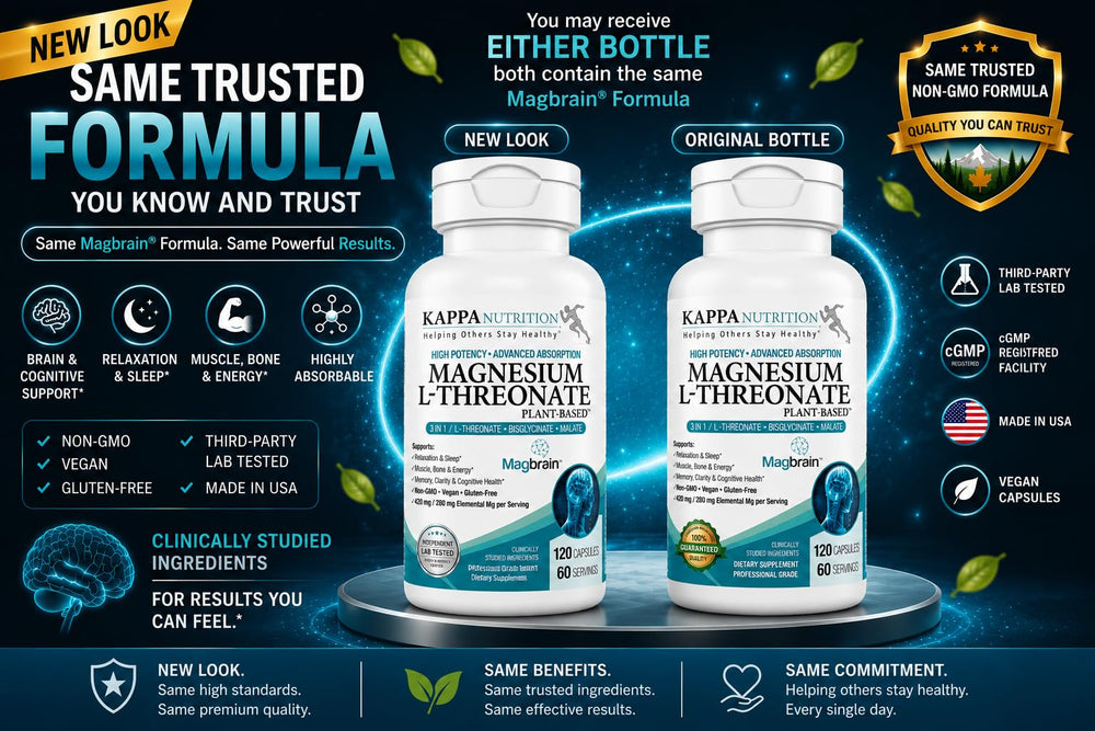 KAPPA NUTRITION capsule close-up highlighting smooth plant-based coating