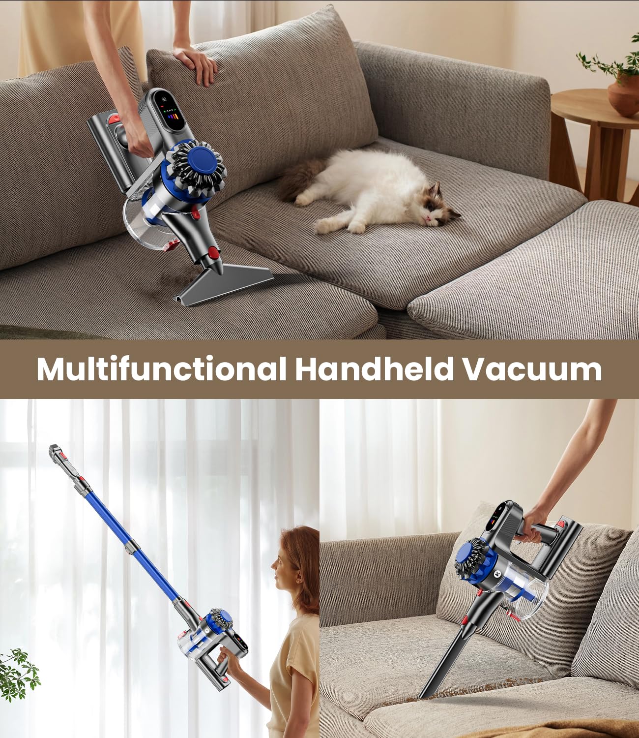 KARDV eight accessories arranged to show multi-function cleaning versatility