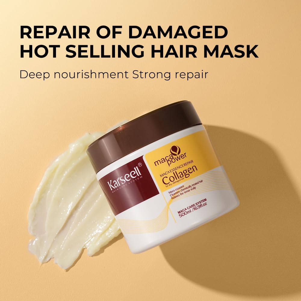 Karseell argan oil dropper applying oil to hair for instant smoothness