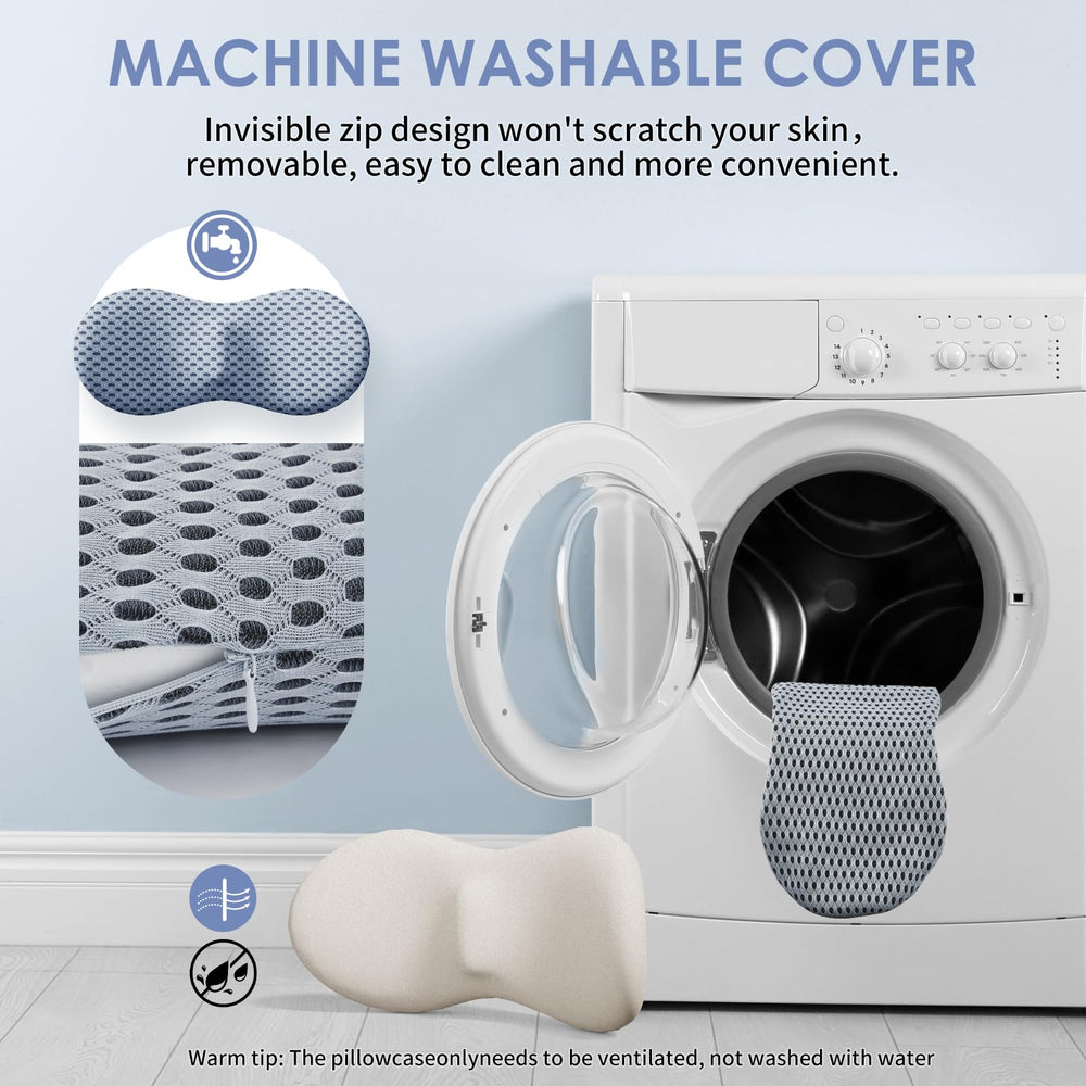 kasney removable cover zipper showing easy-wash convenience and hygiene benefit