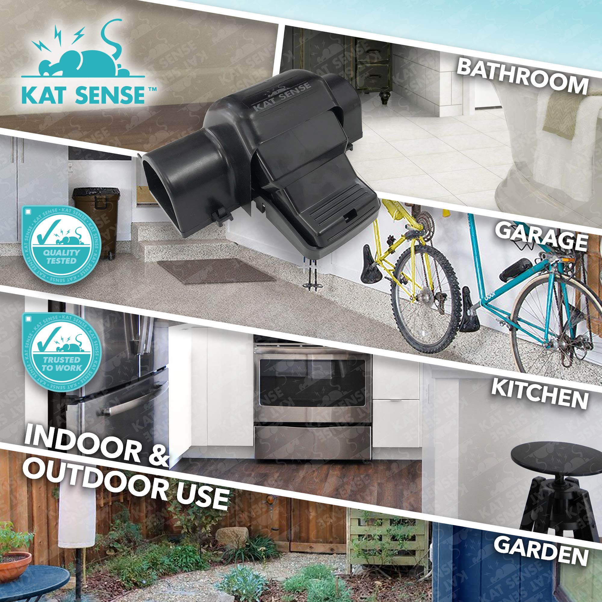 Kat Sense retail packaging and instructions for easy setup and user guidance