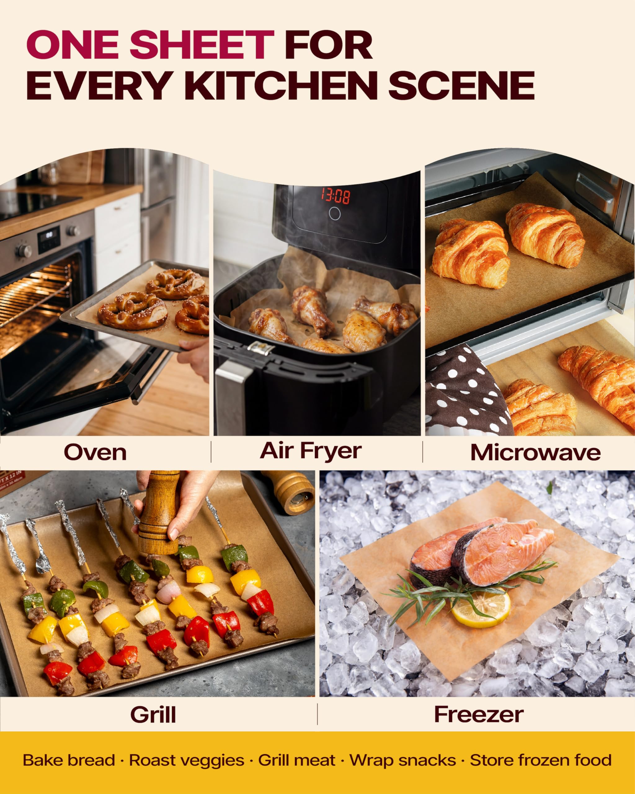 katbite sheet wrapped frozen portions in freezer for safe storage and convenience