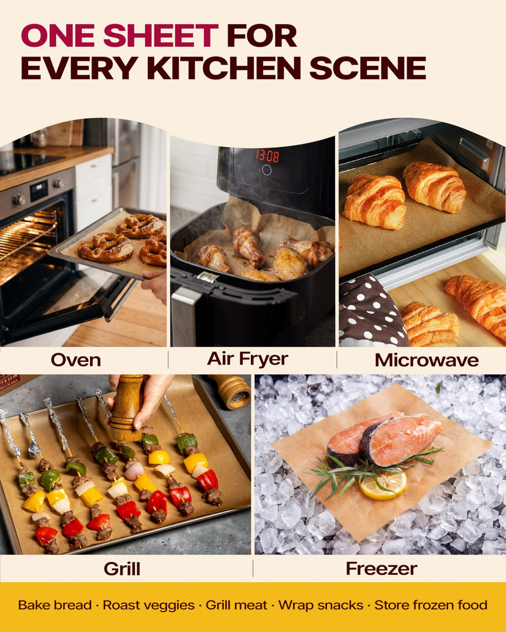 katbite sheet wrapped frozen portions in freezer for safe storage and convenience