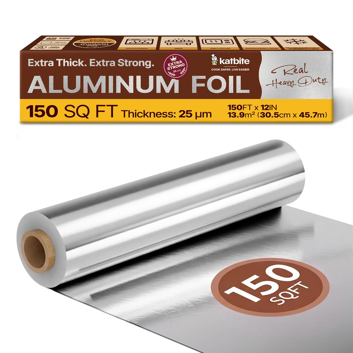 katbite front packaging showing roll and size, offers long-lasting supply