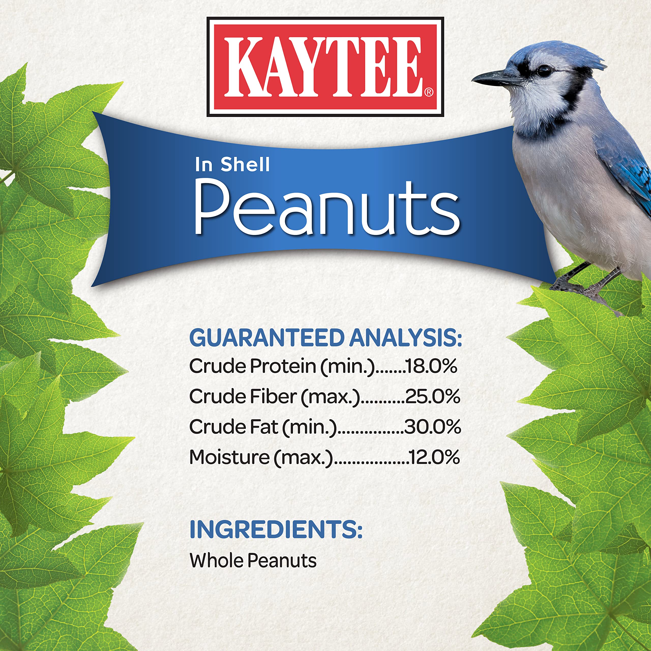 Kaytee product label and ingredient panel demonstrating trusted bird-food details