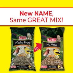 Kaytee seed texture detail showing clean, hull-free mix for less mess