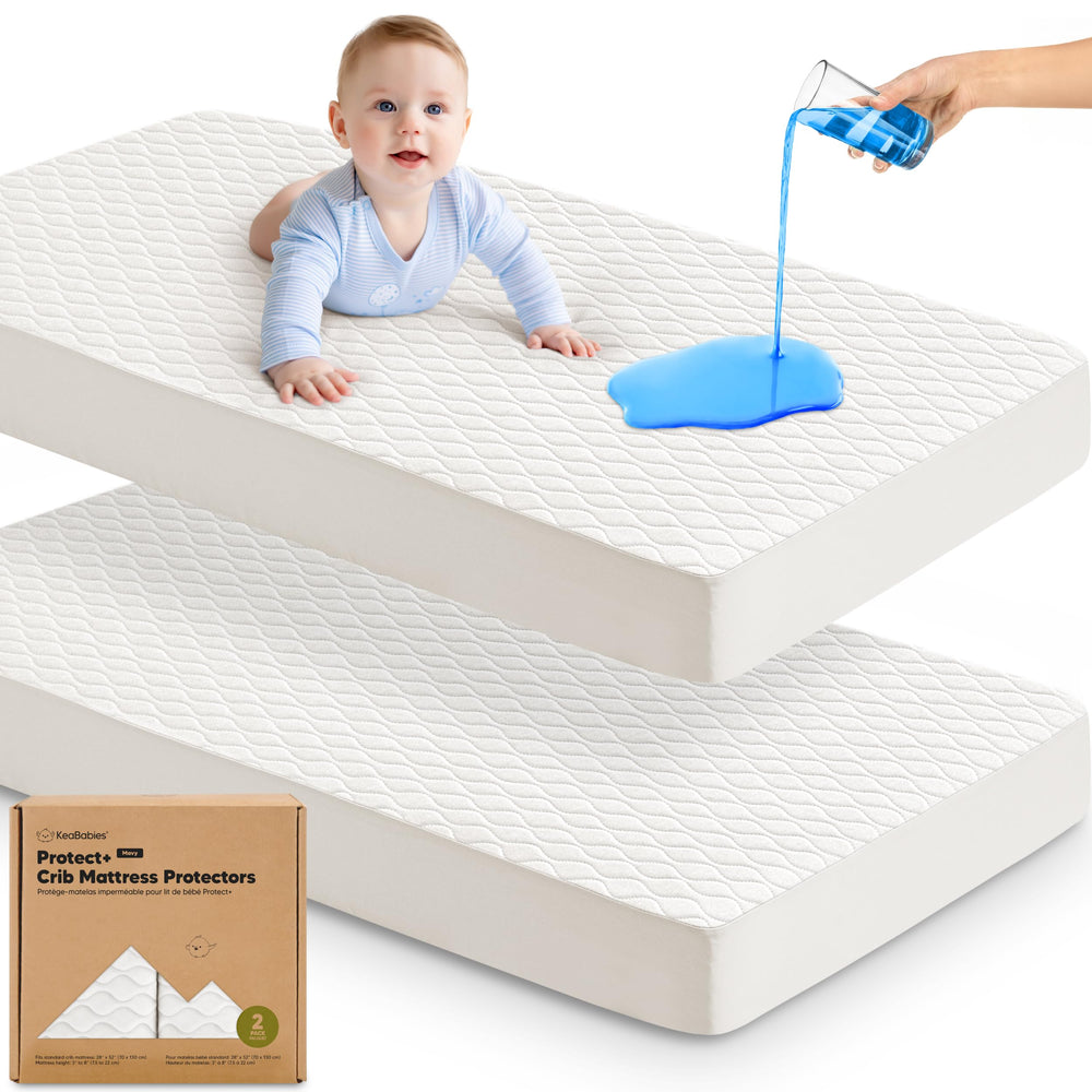 KeaBabies front packaging showing two protectors and benefits