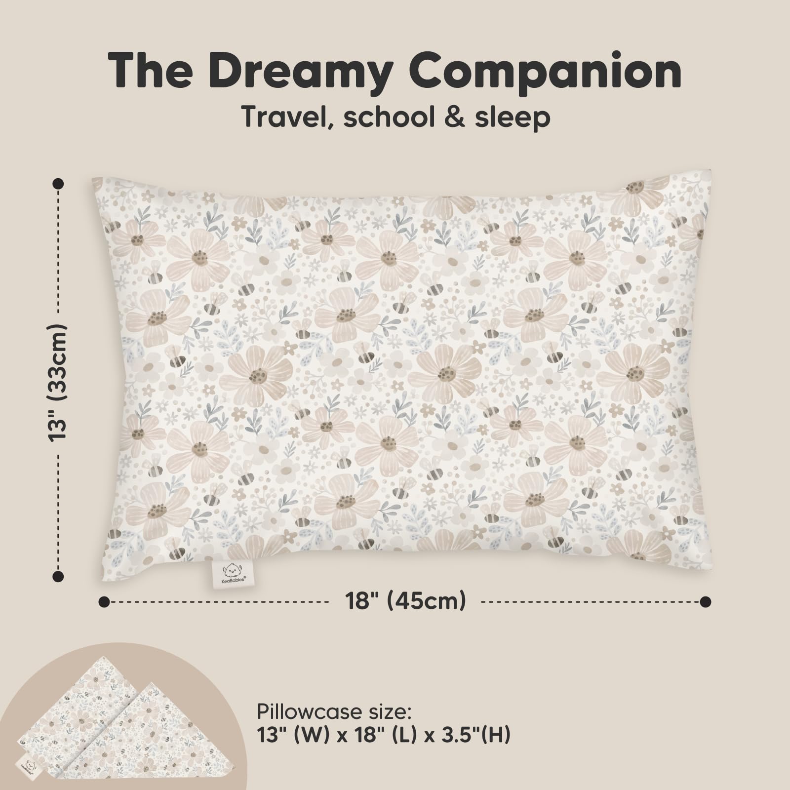 KeaBabies organic cotton fabric close-up showing breathable soft texture