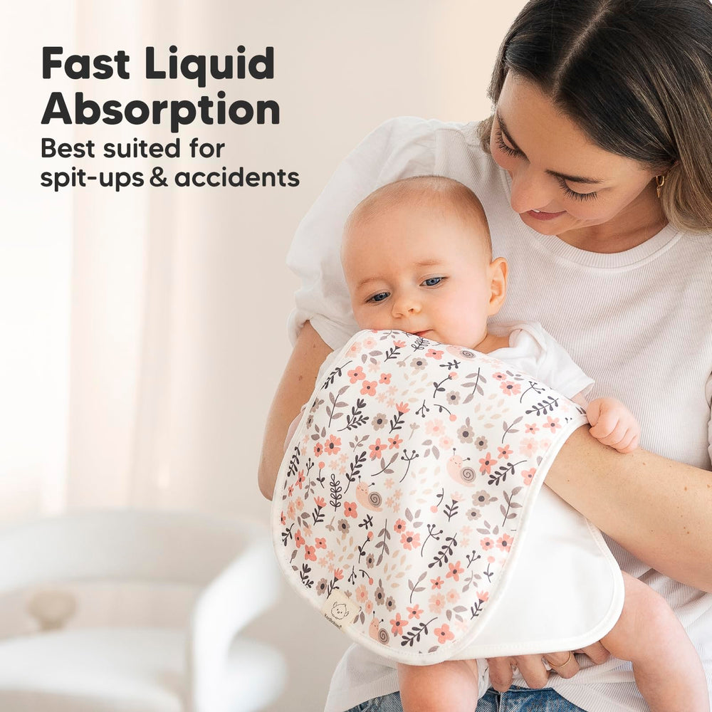 KeaBabies layered edge showing three-layer absorbency and protection benefit