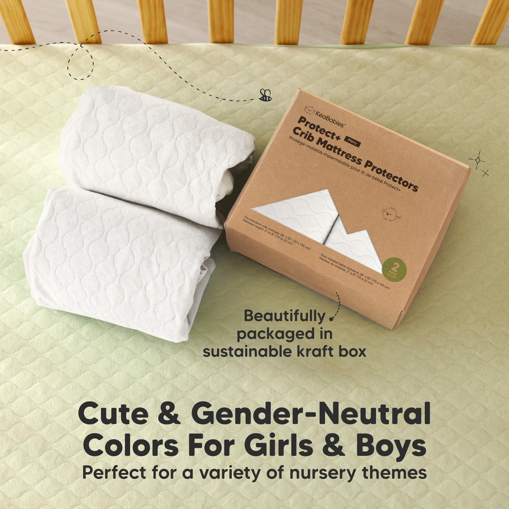 KeaBabies two-pack folded compact for travel convenience