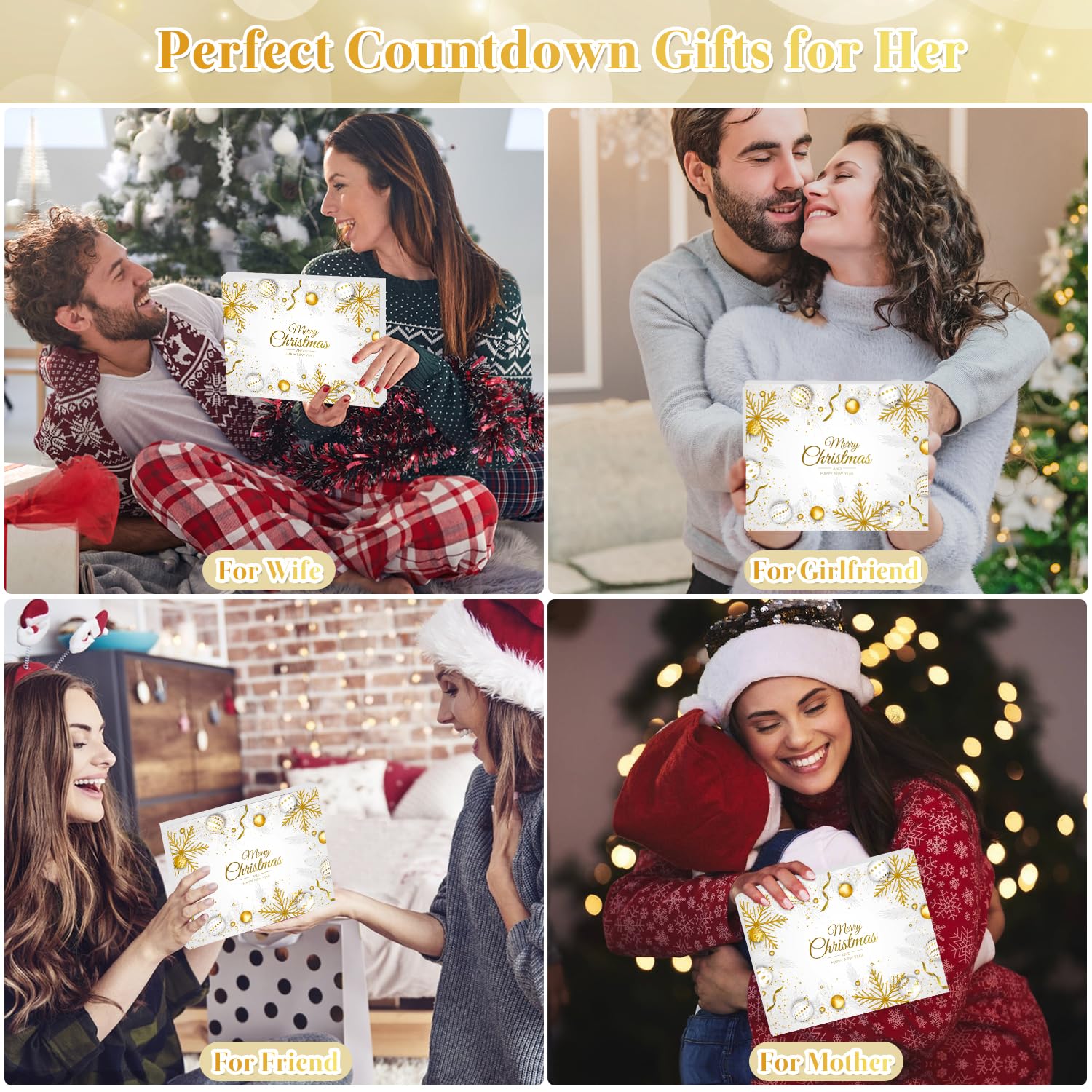 Kederwa calendar on winter tabletop styled with decor to inspire seasonal gifting