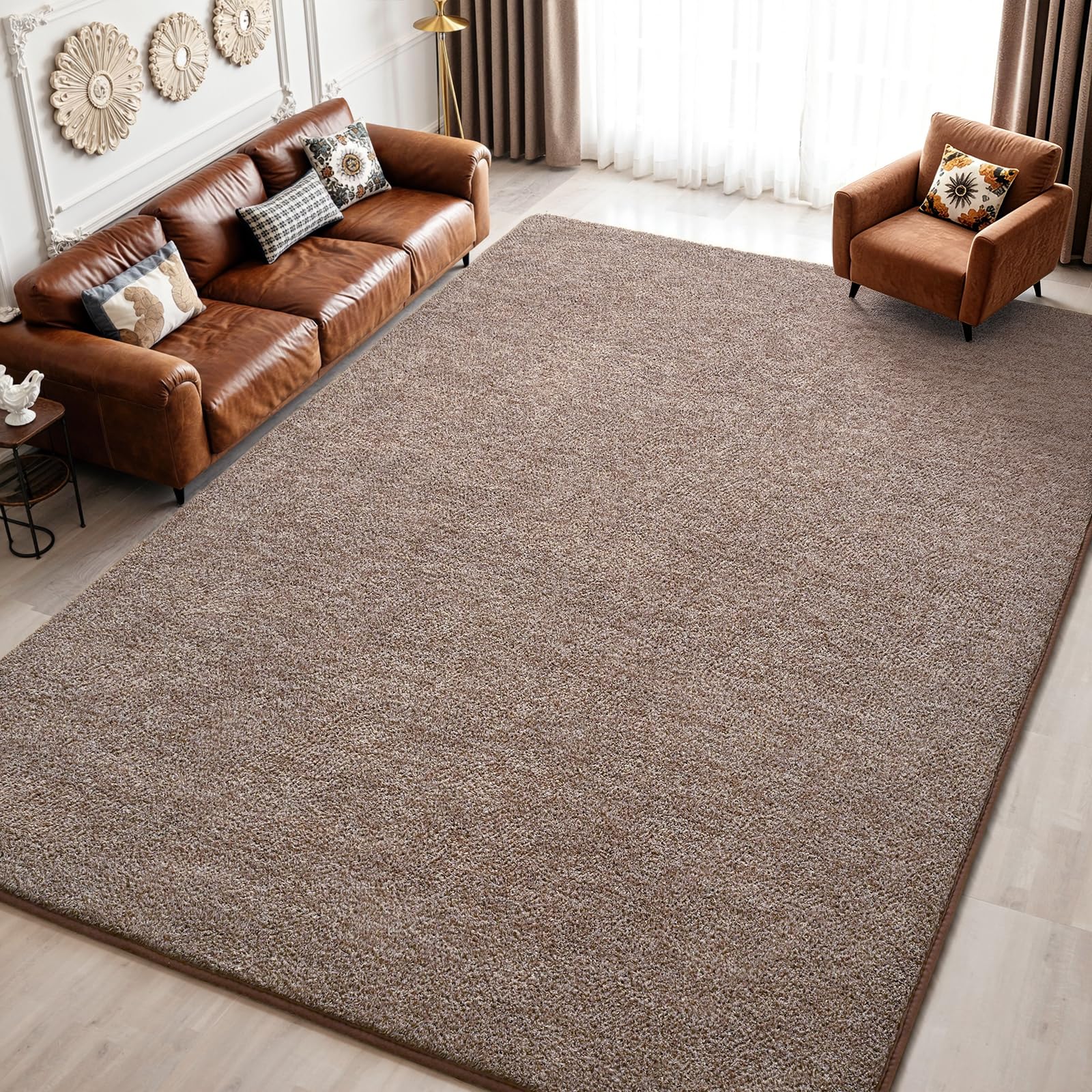Keeko front view of 4x6 rug showing plush surface and color benefit