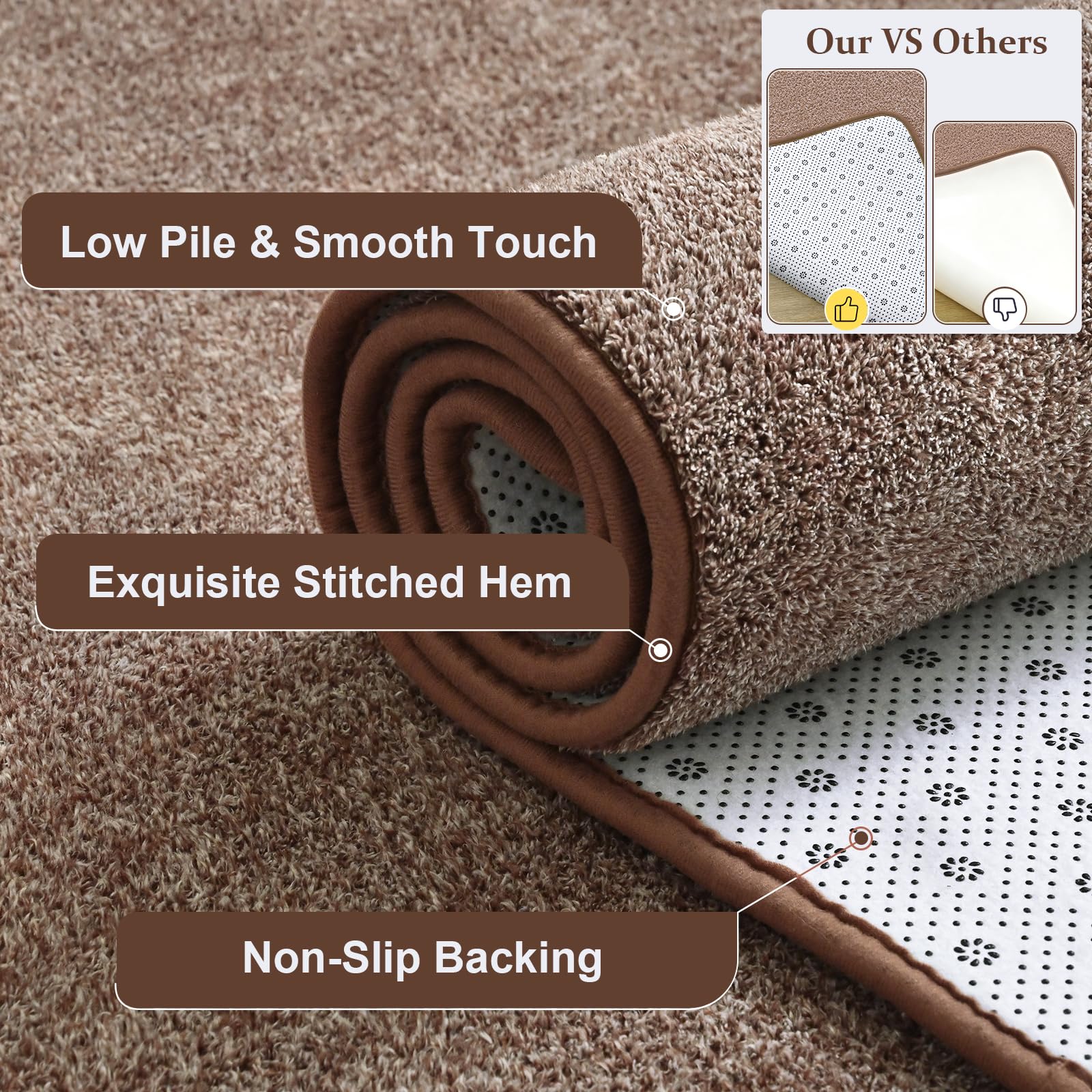 Keeko stitched edge close-up showing reinforced edges and durability