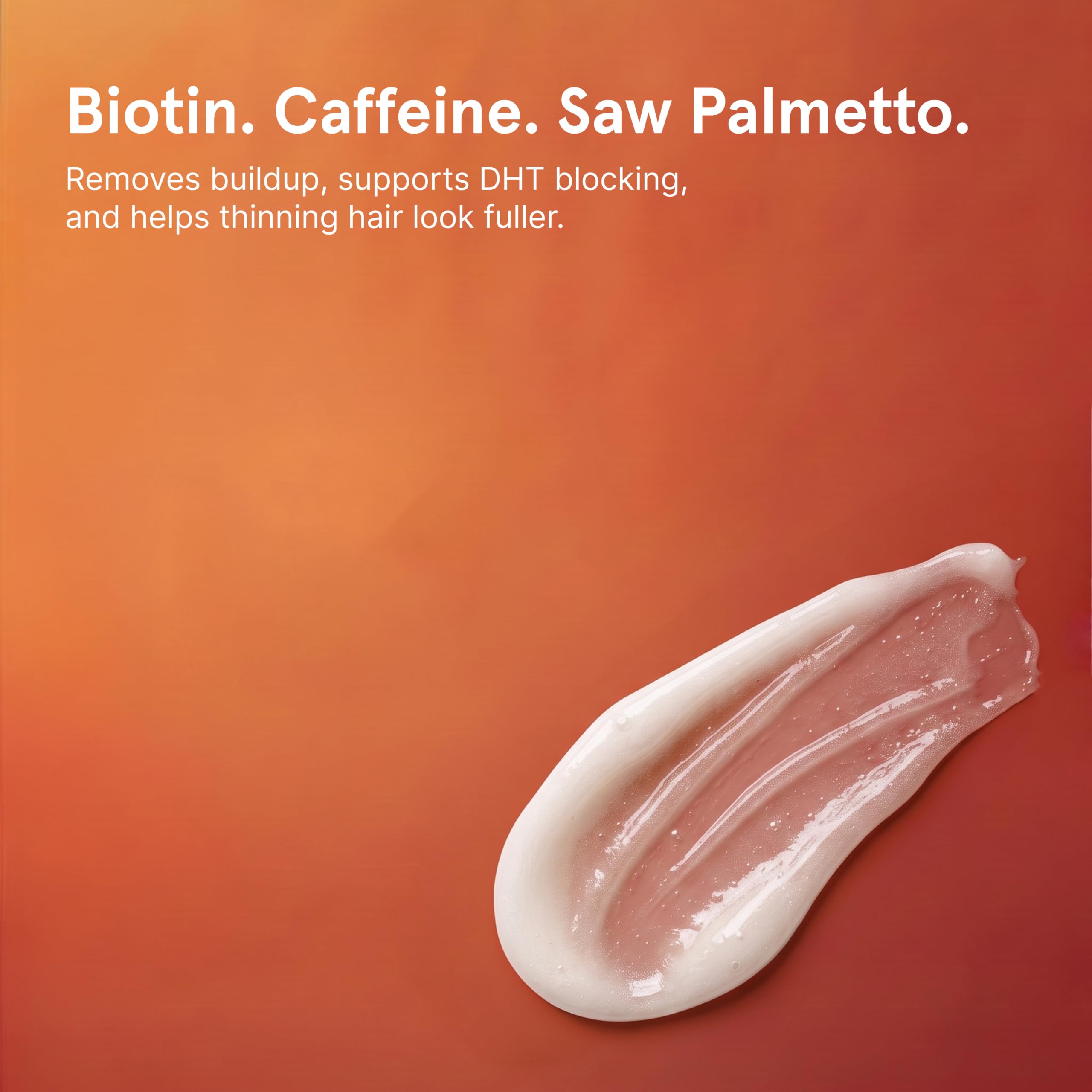 Keeps shampoo in hand size scale illustrating 8 oz bottle portability and travel-friendly advantage