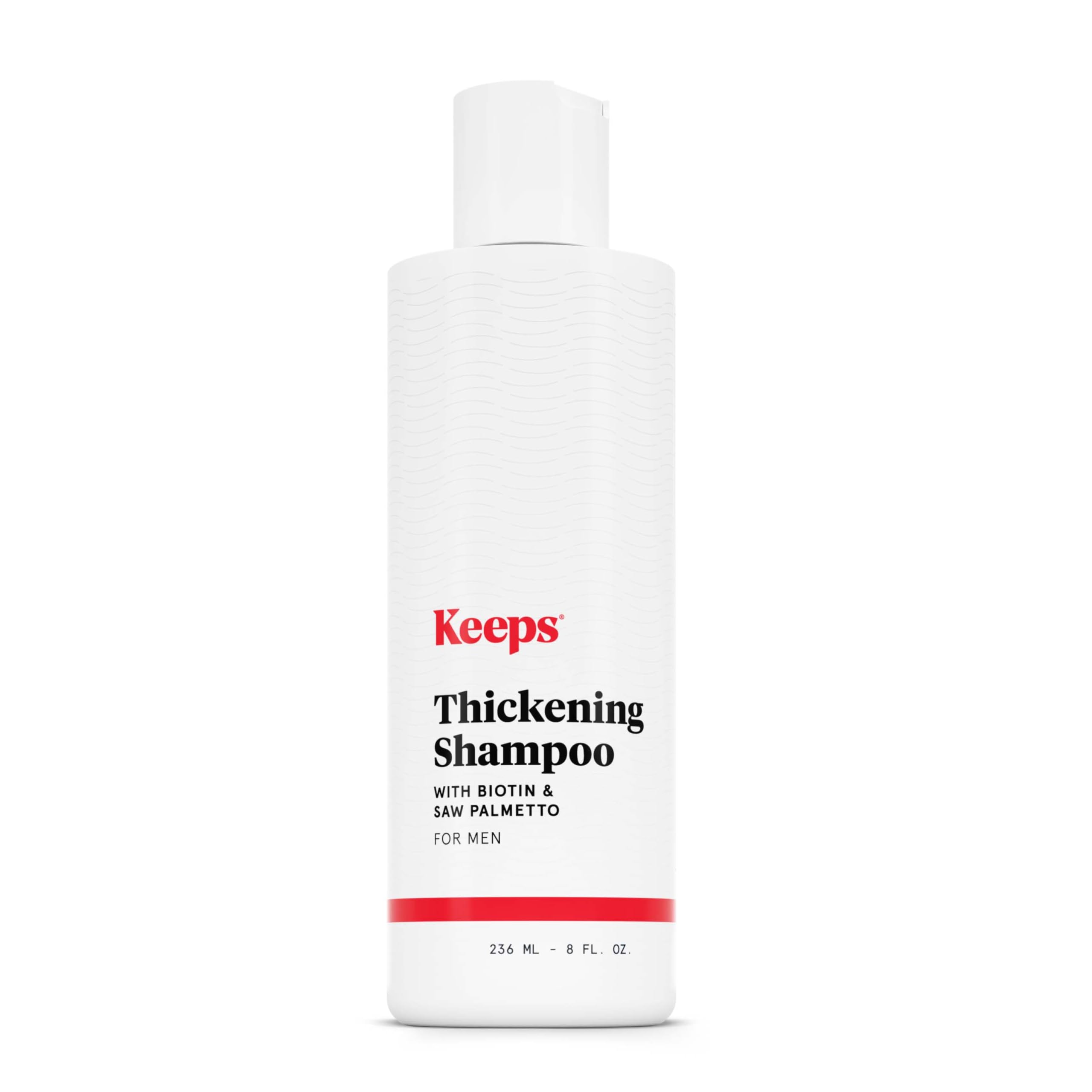 Keeps thickening shampoo front packaging showing bottle and clear labeling for confident purchase