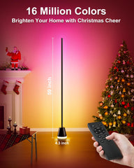 Keepsmile corner lamp in living room creating mood lighting for relaxation and decor