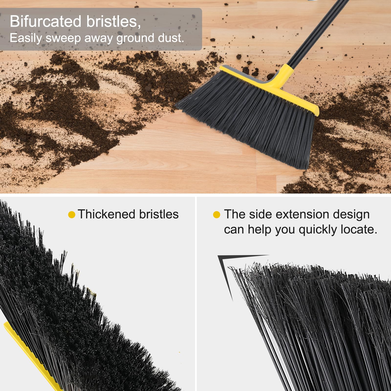 KeFanta close-up of split-tip bristles showing texture and fine-particle pickup