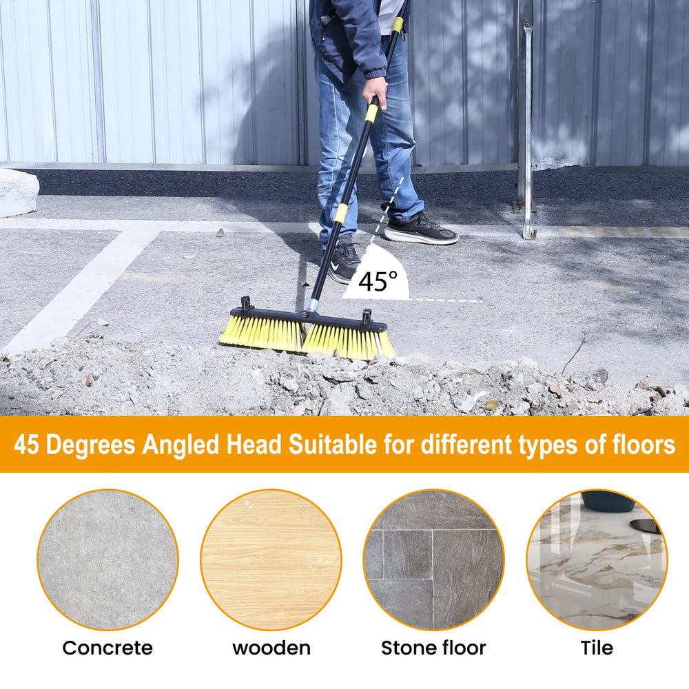KeFanta used on patio demonstrating ergonomic angle reduces bending