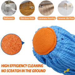KeFanta full 57-inch handle showing reach advantage and comfortable foam grip