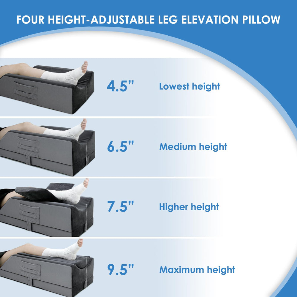 Kehangte U-shaped groove holding lower leg securely for stable rest