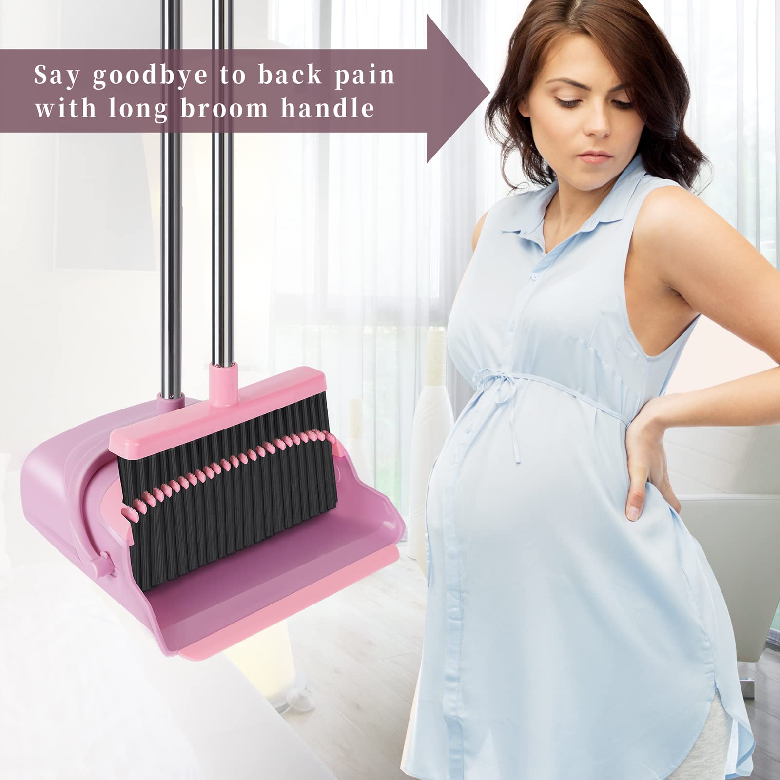 kelamayi dustpan teeth detail that clears hair and debris with ease