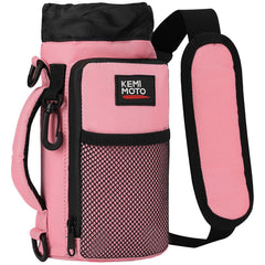 KEMIMOTO front view showing zipper pocket and organized storage benefit