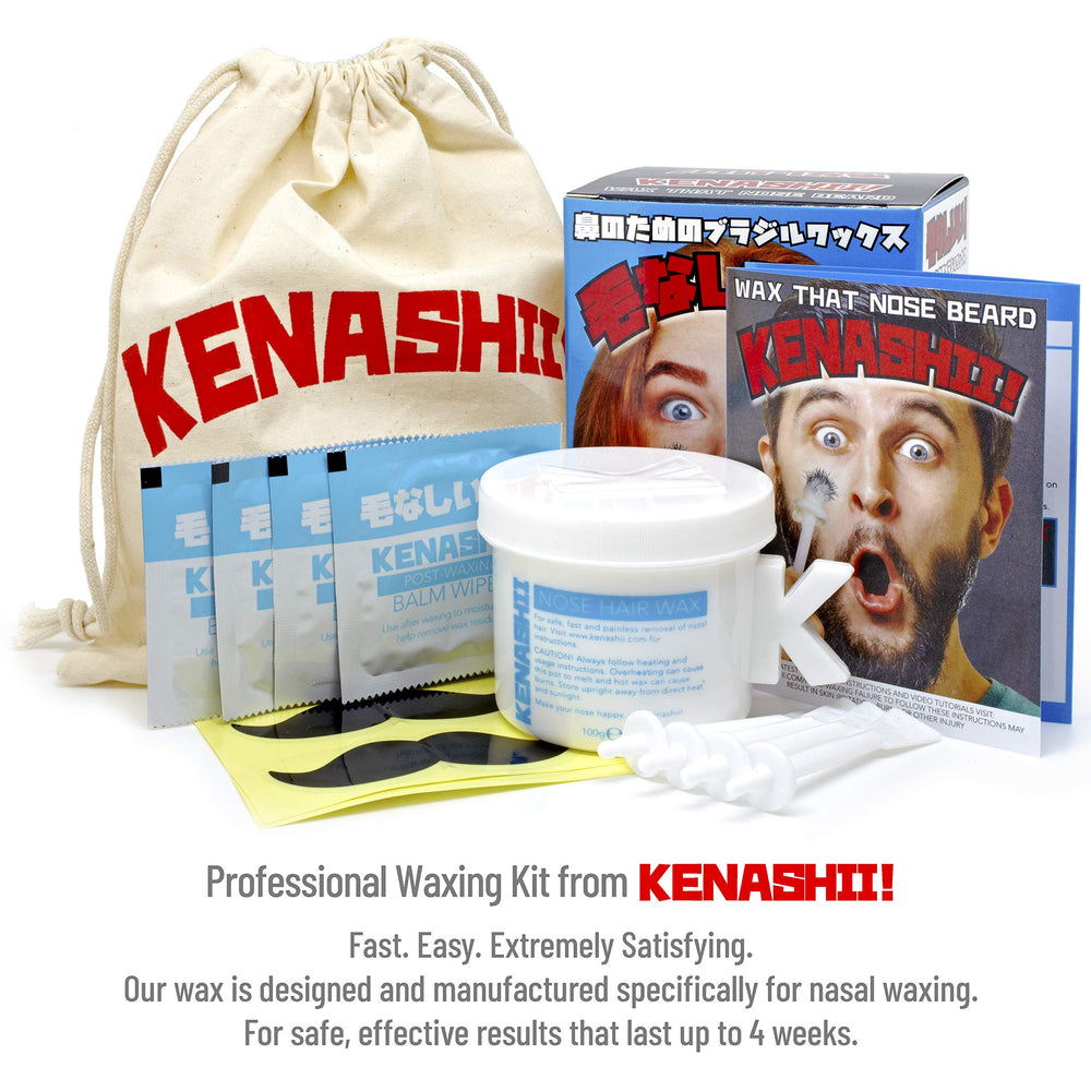 KENASHII 100g jar next to a ruler showing compact size and long-lasting supply benefit