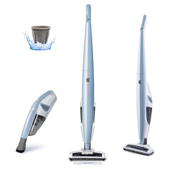 Kenmore DS1020 front view showing compact stick vacuum and benefit convenient storage