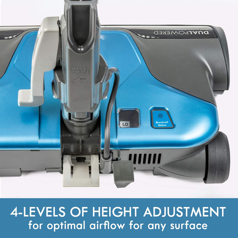 Kenmore bare floor tool on hardwood demonstrating adjustable height for multi-surface cleaning