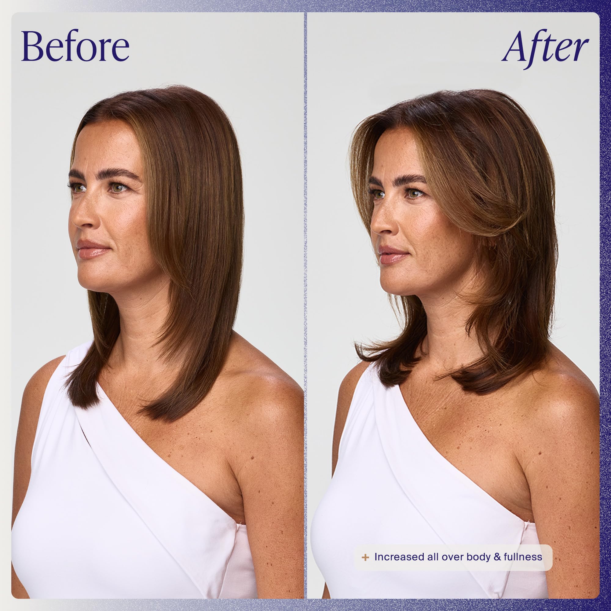 Kenra product on hands ready for application to damp hair