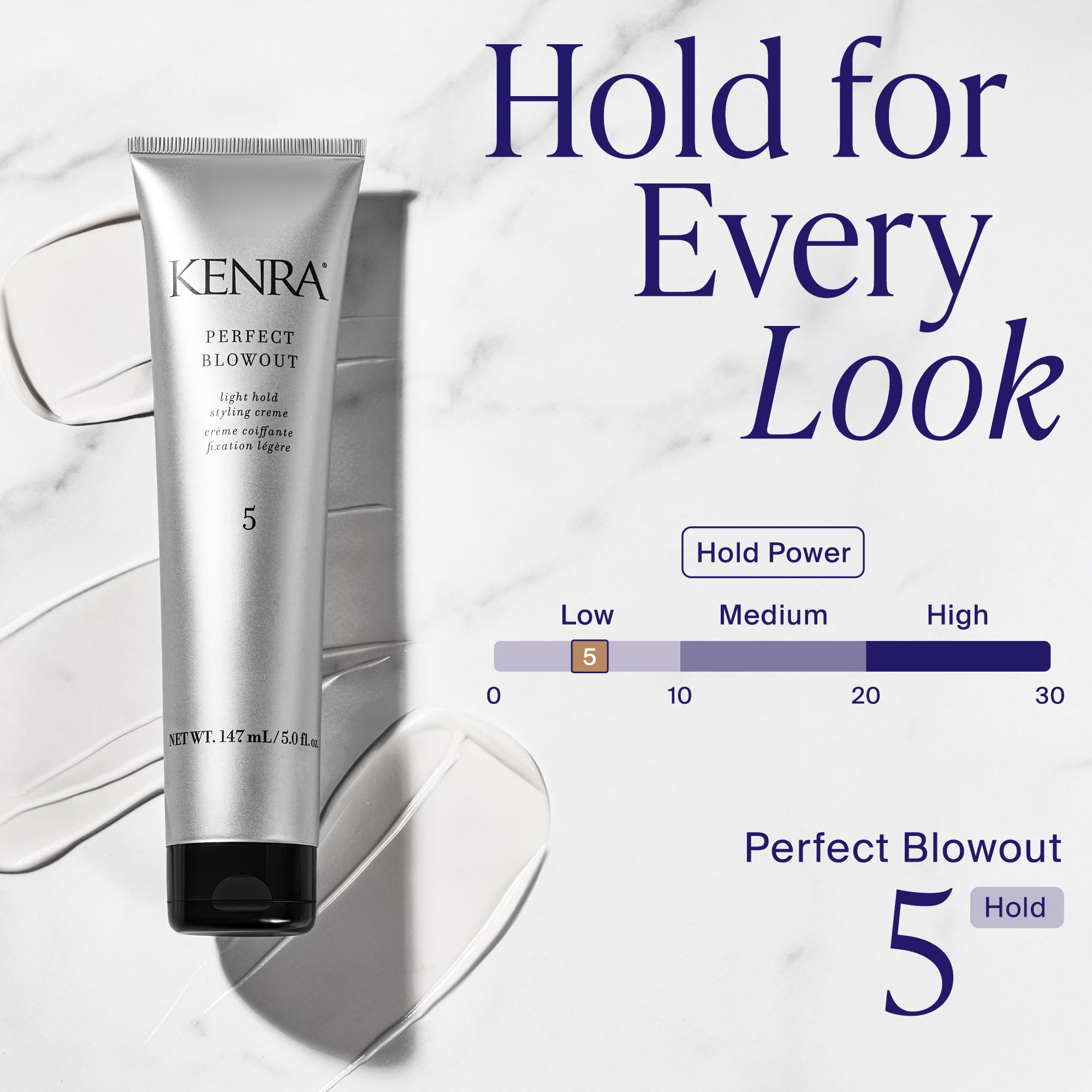 Kenra styling crème used during blow-dry for volume and control