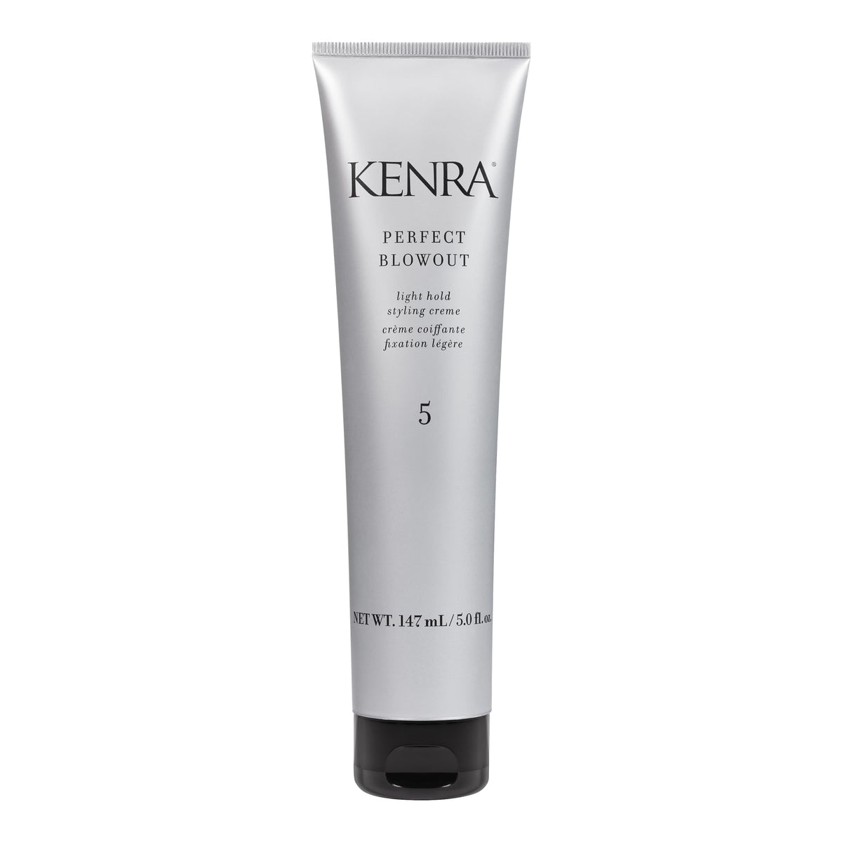 Kenra bottle front packaging showing product and benefits