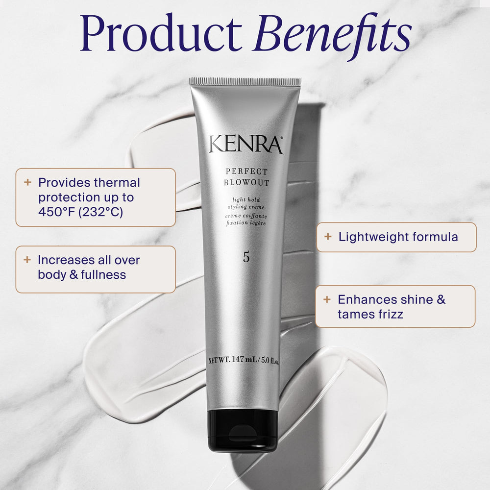 Kenra cream texture close-up demonstrating lightweight consistency