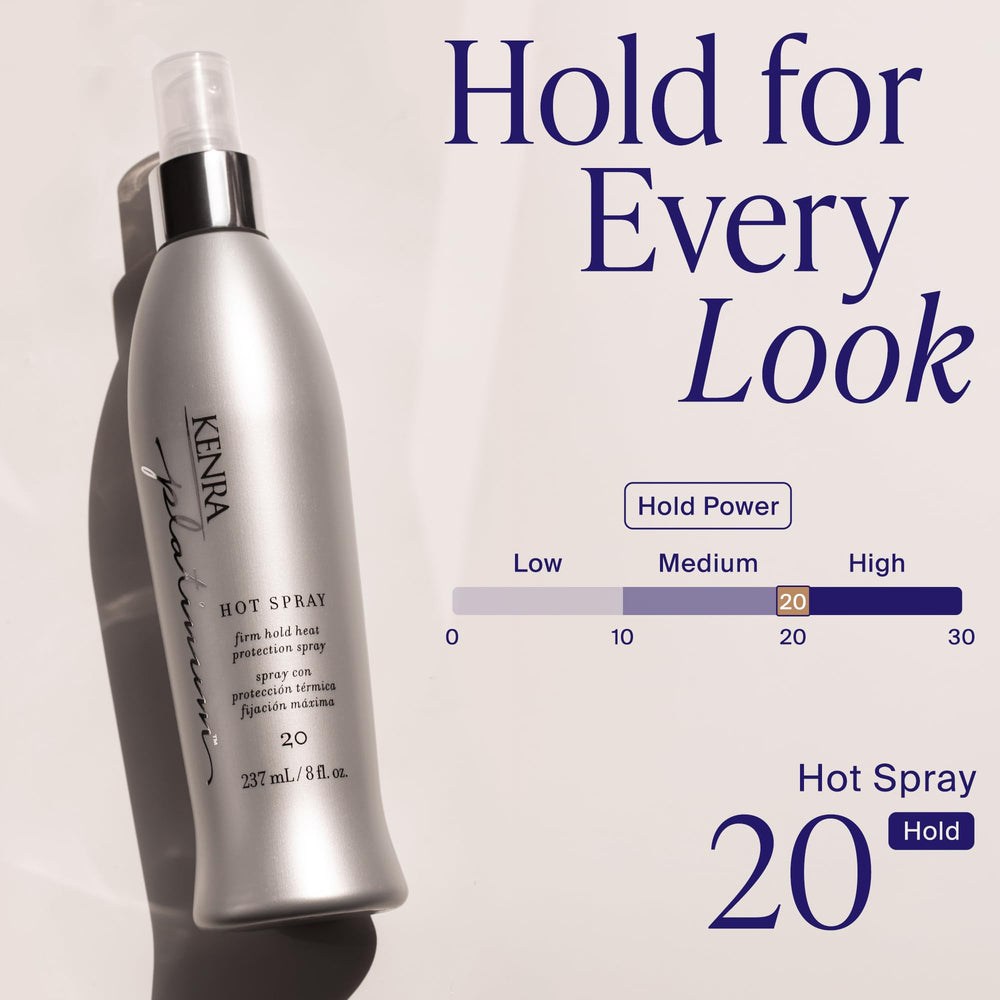 Kenra spray mist texture demonstrating lightweight, non-sticky coverage benefit