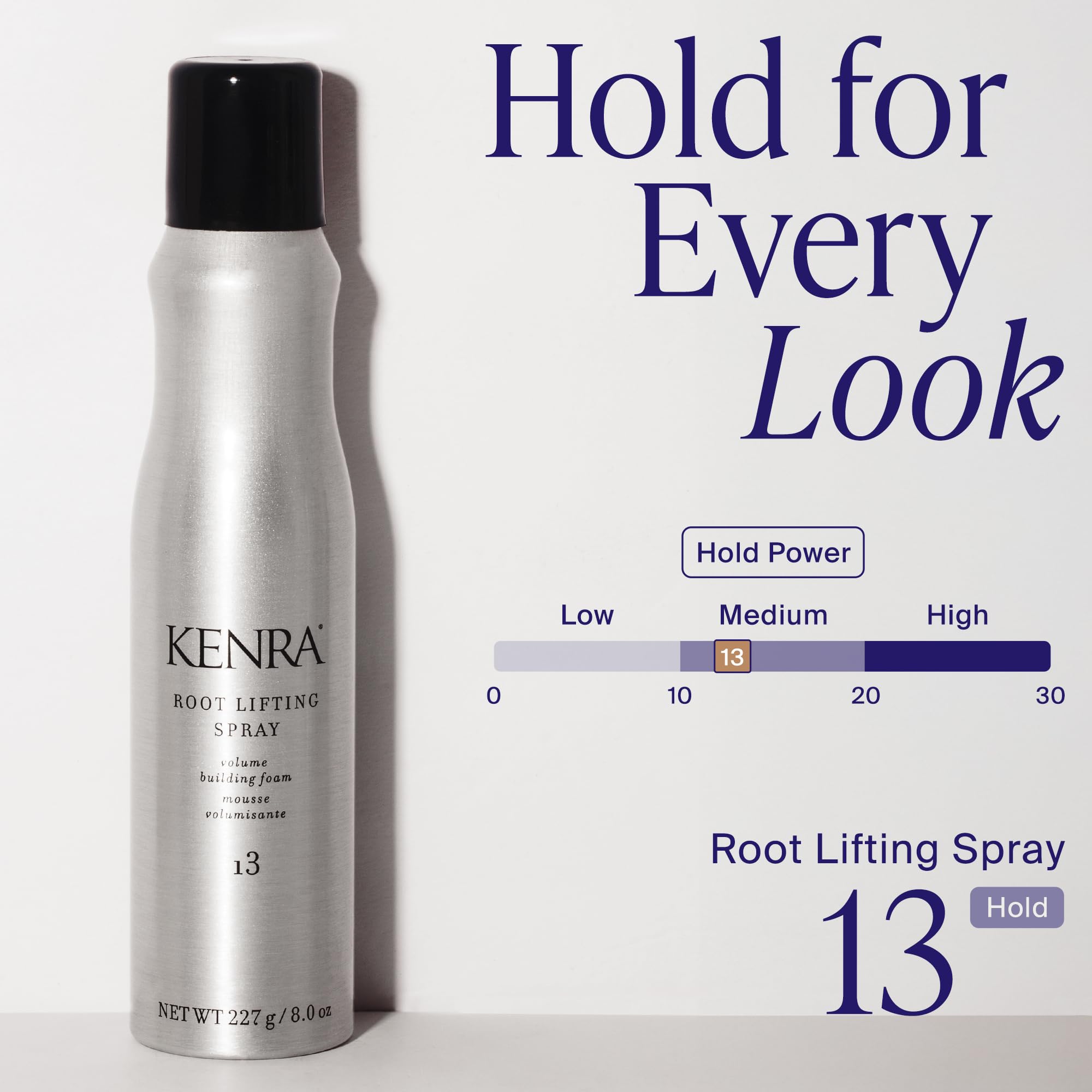 Kenra Root Lifting Spray nozzle detail for precise application and control