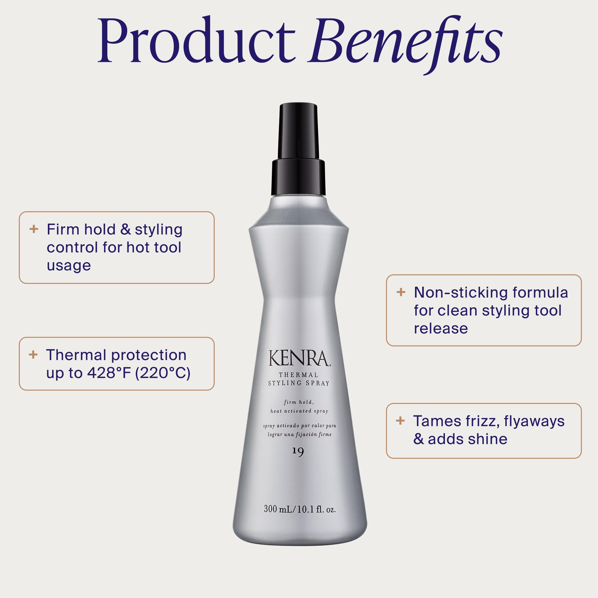 Kenra spray mist in action demonstrating even application and coverage