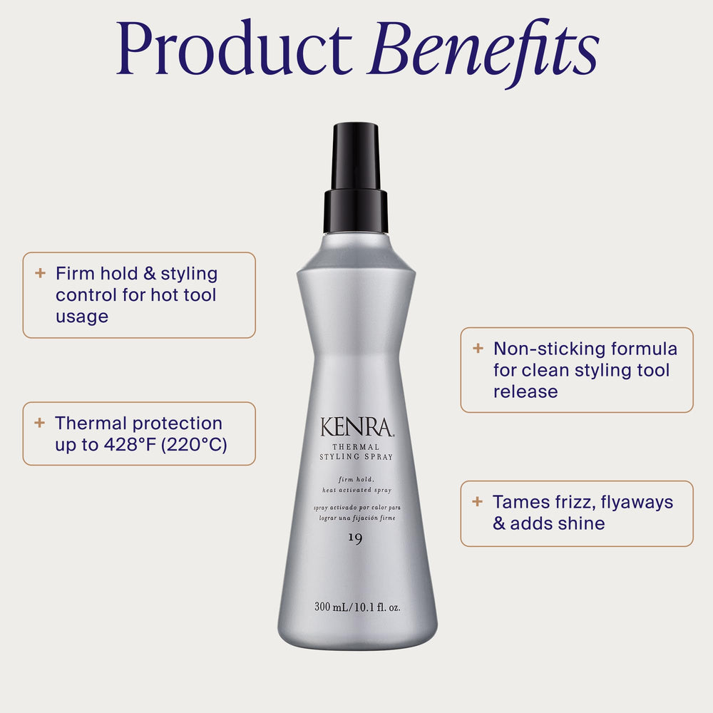 Kenra spray mist in action demonstrating even application and coverage