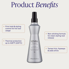 Kenra spray mist in action demonstrating even application and coverage
