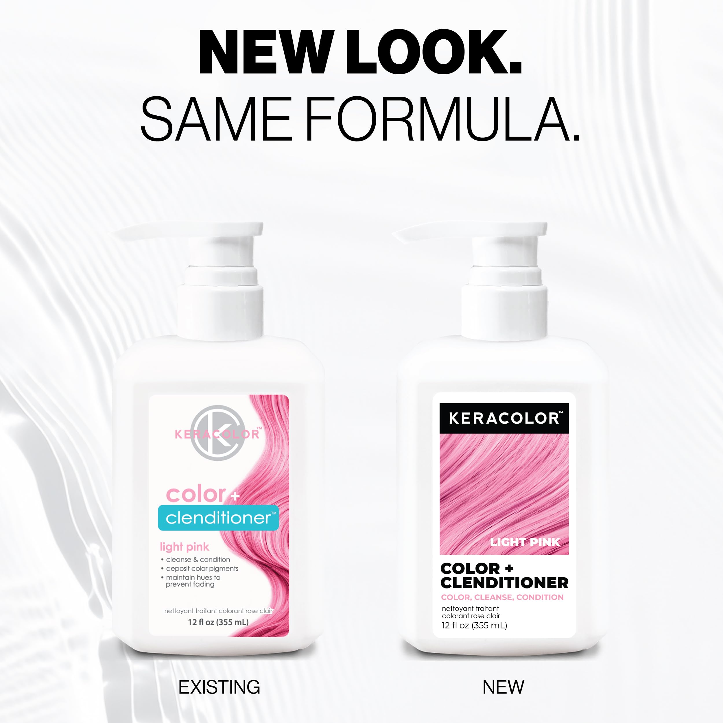 KERACOLOR back label with ingredients and instructions highlighting safe, vegan formulation