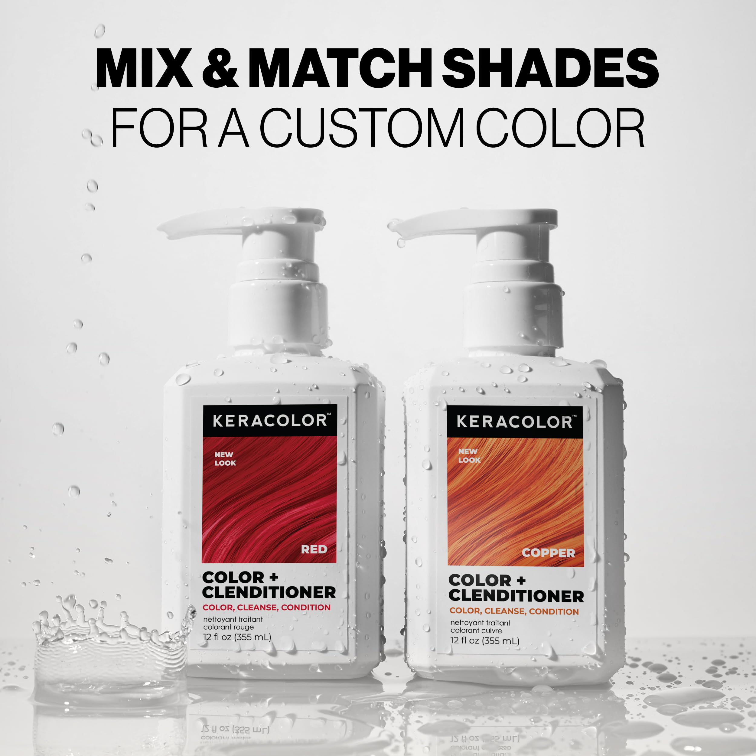 KERACOLOR keratin ingredient depiction emphasizing strength benefit