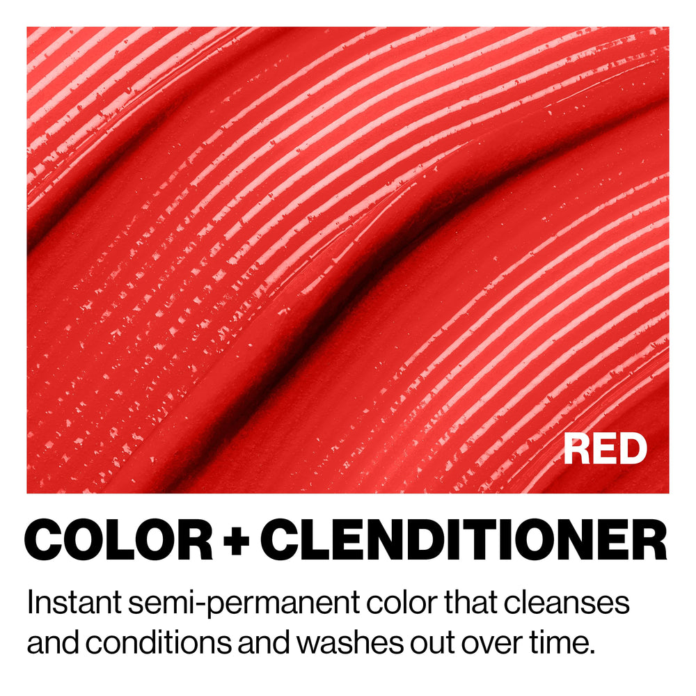 KERACOLOR rich red cream texture illustrating even color deposit