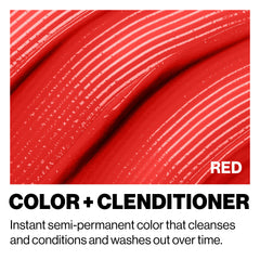 KERACOLOR rich red cream texture illustrating even color deposit
