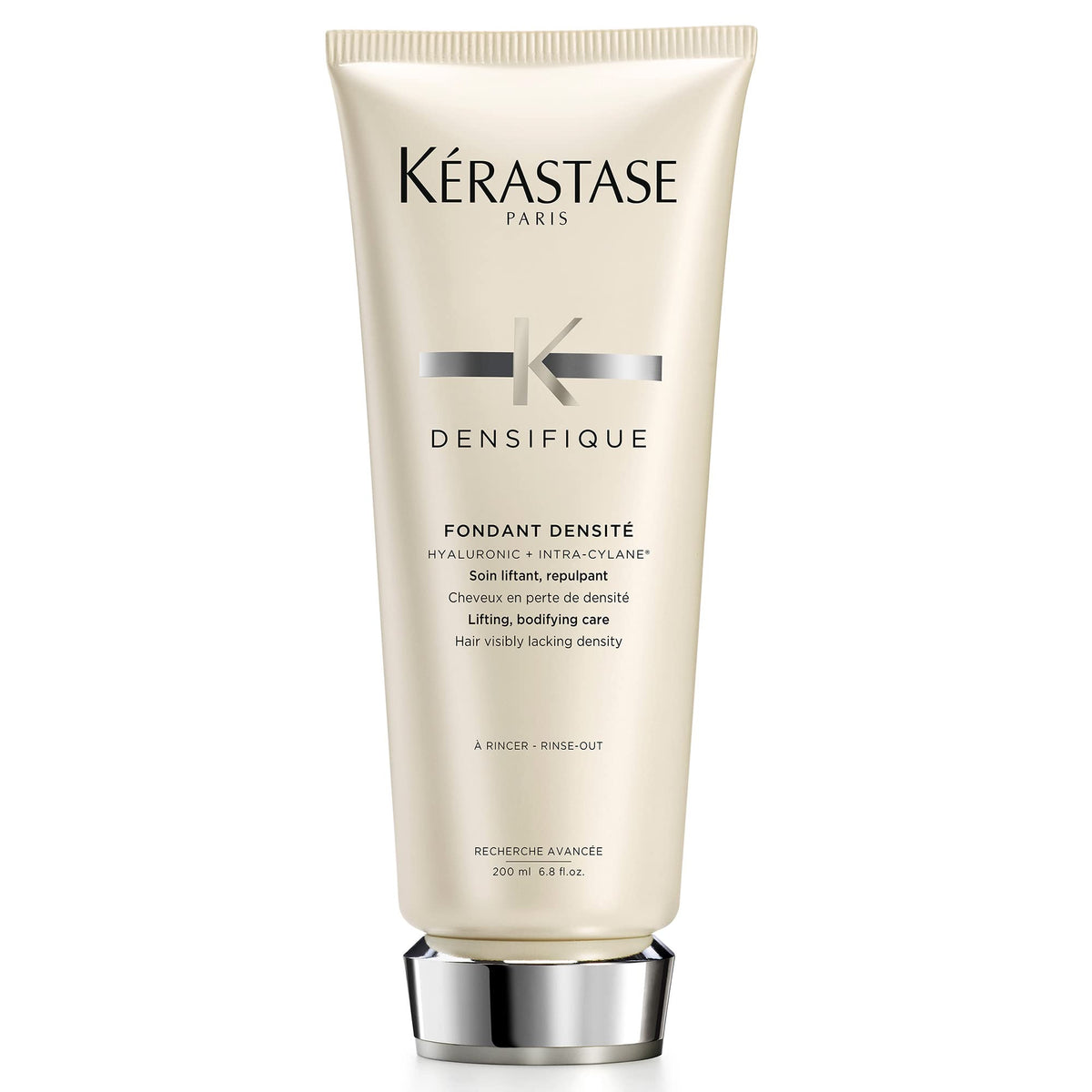 KÉRASTASE front packaging showing bottle and product benefit of salon-quality thickness