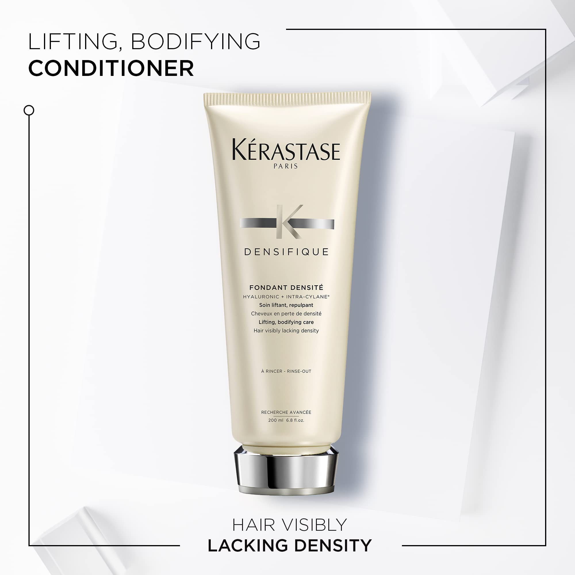 KÉRASTASE pump dispensing lightweight conditioner texture for easy application