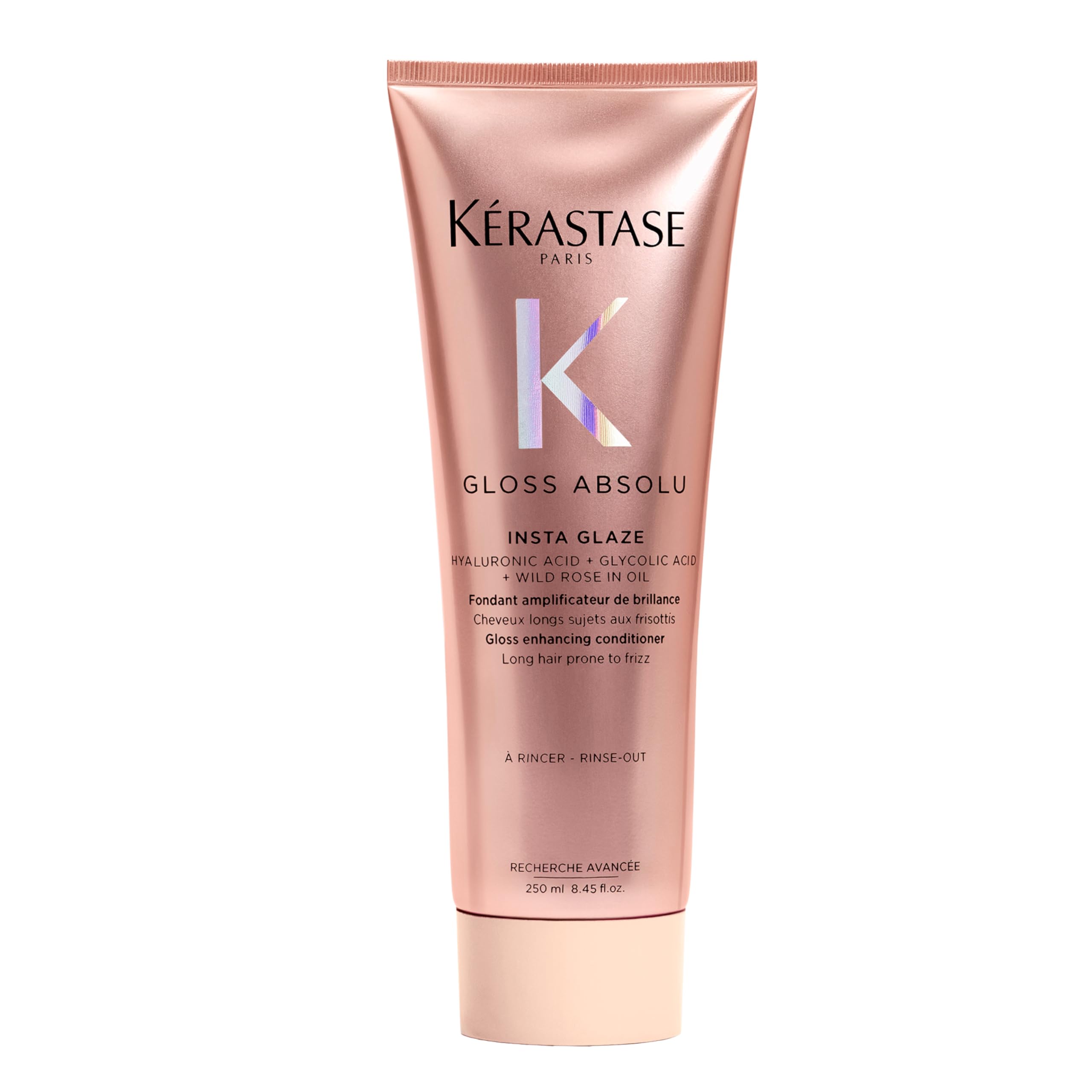 KÉRASTASE front bottle showing product and benefit glossy finish