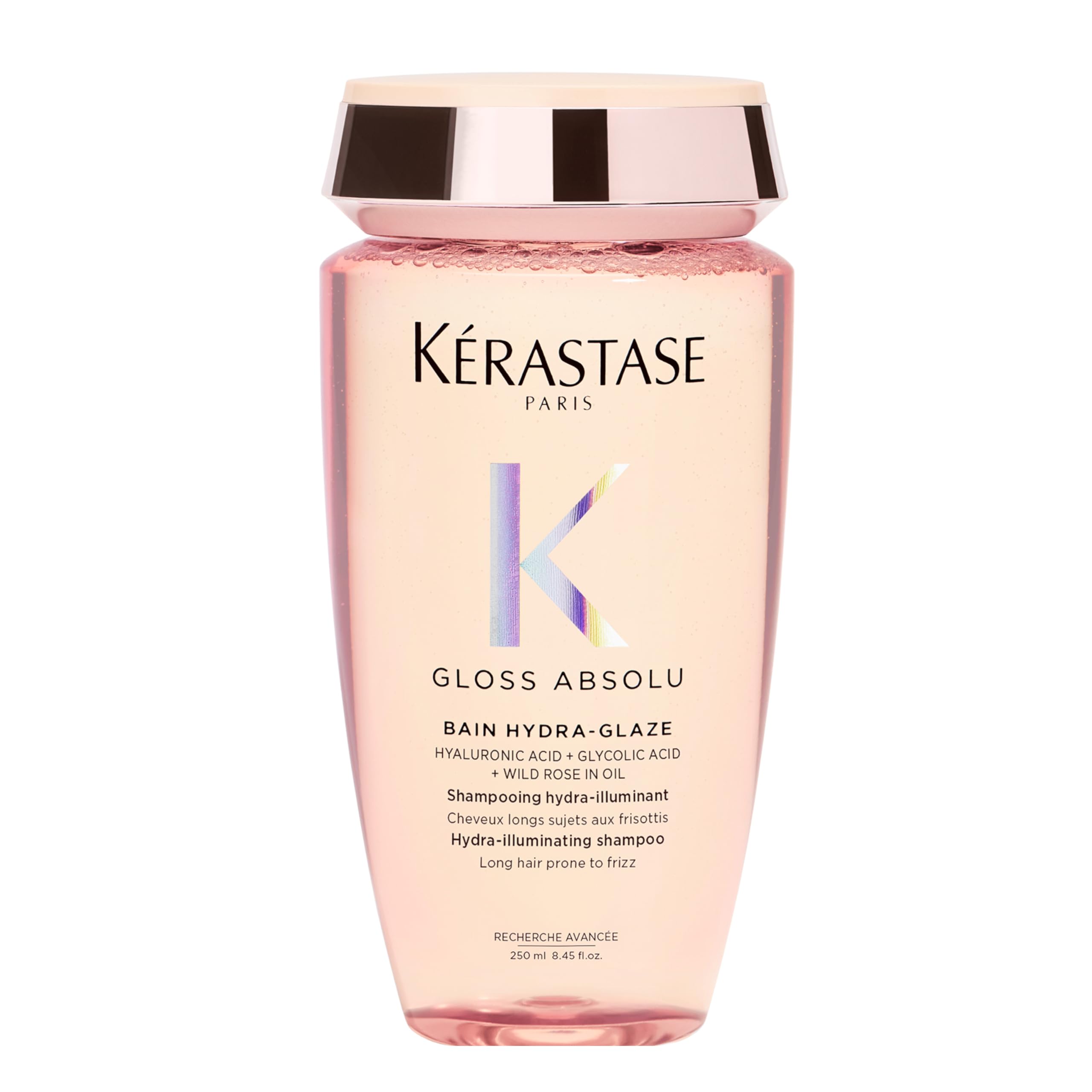 KÉRASTASE front bottle view showing glossy packaging and clear product identity for shelf appeal
