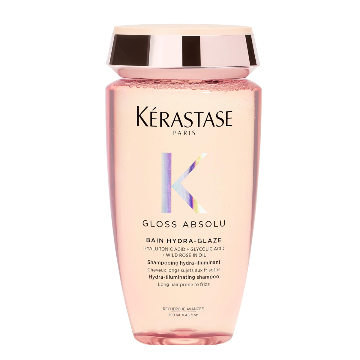KÉRASTASE front bottle view showing glossy packaging and clear product identity for shelf appeal