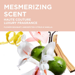 KÉRASTASE side label detail of Gloss Absolu Le Parfum highlighting fragrance information and luxury finish